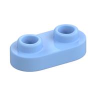 Plate Special 1 × 2 Rounded with 2 Open Studs Bright Light Blue