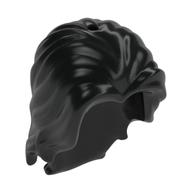 Hair Long and Layered, Parted in Front Black