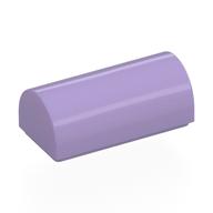 Brick Curved 1 × 2 × 2/3 Double Curved Top, No Studs Lavender