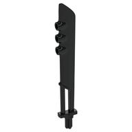 Large Figure Weapon Sword, 3 Bar Holes and Axle Hilt Schwarz