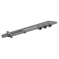 Large Figure Weapon Sword, 3 Bar Holes and Axle Hilt Flat Silver