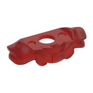 Minifig Neckwear Armor with Dual Layer Shoulder Pads Trans-Red