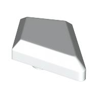 Tile Special 1 × 2 Diamond Plain Weiß