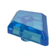 Tile Special 1 × 2 Diamond Plain Trans-Dark Blue