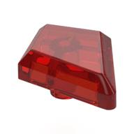 Tile Special 1 × 2 Diamond Plain Transparent-Rot