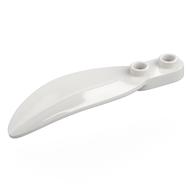Plant, Leaf 2 × 6 × 1 with 2 Studs White