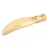 Plant, Leaf 2 × 6 × 1 with 2 Studs Beige