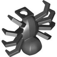 Minifig Neckwear Spider Suit Black