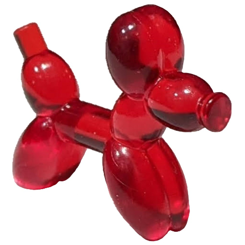 Balloon Dog Trans-Red