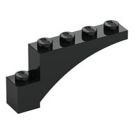 Stein Bogen 1 × 5 × 2 Schwarz