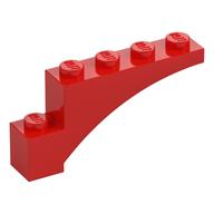 Stein Bogen 1 × 5 × 2 in Rot