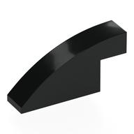 Brick Curved 1 × 4 × 1 2/3 No Studs Black
