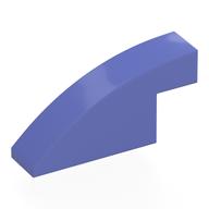 Brick Curved 1 × 4 × 1 2/3 No Studs Blue Violet
