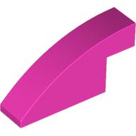 Brick Curved 1 × 4 × 1 2/3 No Studs Dark Pink