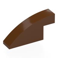 Brick Curved 1 × 4 × 1 2/3 No Studs Reddish Brown