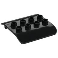 Duplo Train Cab Roof 4 × 4 with 2 × 4 Studs Schwarz