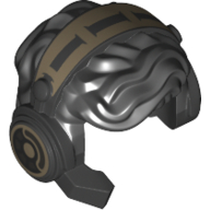 Hair with Headset and Ski Speeder Pilot Print Perltitan