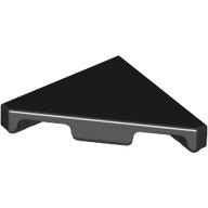 Tile 45° Cut 2 × 2 (Triangle) Schwarz