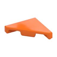 Tile 45° Cut 2 × 2 (Triangle) Orange