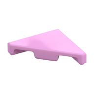 Tile 45° Cut 2 × 2 (Triangle) Bright Pink