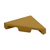 Tile 45° Cut 2 × 2 (Triangle) Perlgold