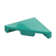 Tile 45° Cut 2 × 2 (Triangle) Dark Turquoise