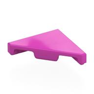 Tile 45° Cut 2 × 2 (Triangle) Dark Pink