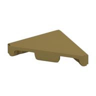 Tile 45° Cut 2 × 2 (Triangle) Metallic-Gold