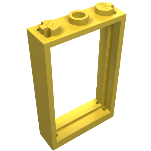 Door Frame 1 × 3 × 4 Yellow