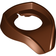 Large Figure Neck Cover Reddish Brown