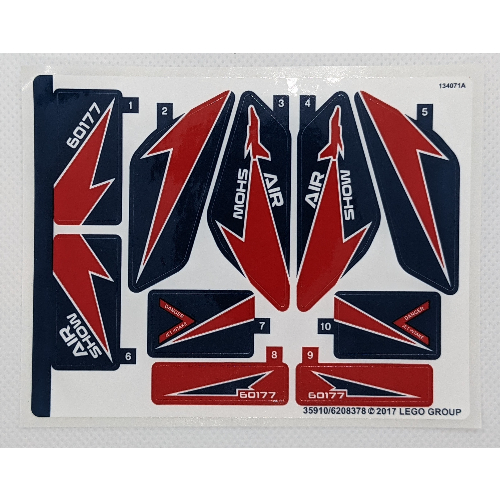 Sticker Sheet for Set 60177-1 [No Color/Any Color]