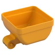 Duplo Tipper Box 4 × 4 × 2 Bright Light Orange