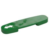 Duplo Train Action Plate with White Arrow Double Print, Direction Action Green