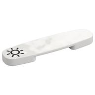 Duplo Train Action Plate with Black Light Print, Light Action Weiß