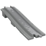 Duplo Train Track, Slight Slope Light Bluish Gray