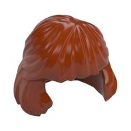 Hair Mid-Length Combed Behind Ear in Dark Orange