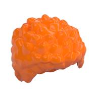 Hair Coiled and Short Orange