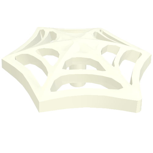 Web Effect Medium Bar on Back Weiß