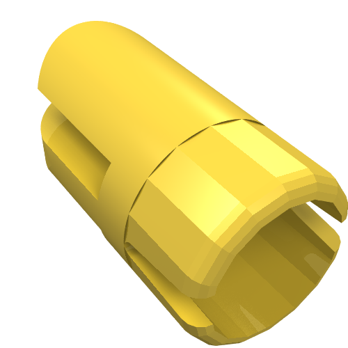 Arm Piece with Towball Socket, 3 Fingers Gelb