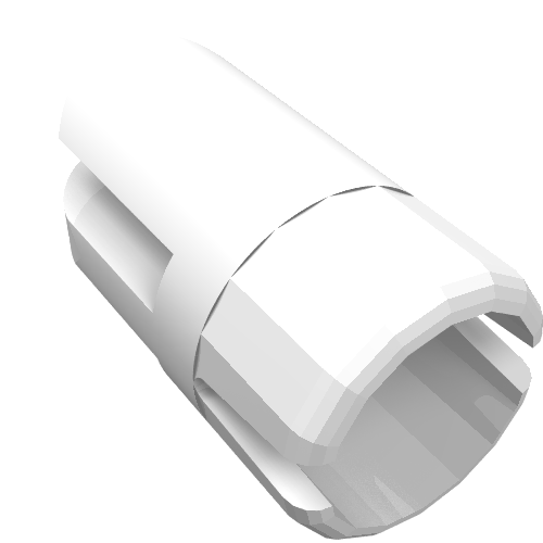 Arm Piece with Towball Socket, 3 Fingers White