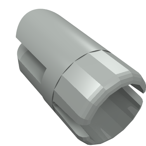 Arm Piece with Towball Socket, 3 Fingers Hellgrau