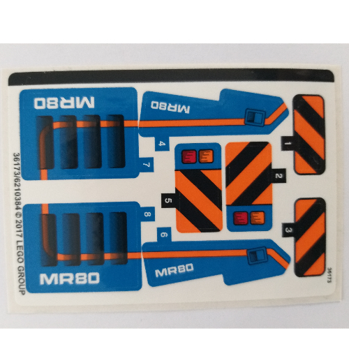 Stickerbogen für Set 42071-1 [Keine Farbe/Beliebige Farbe]