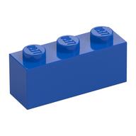 Brick 1 × 3 Blue