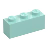 Brick 1 × 3 Aqua