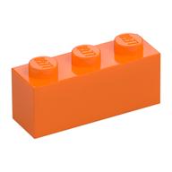 Brick 1 × 3 Orange