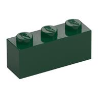 Brick 1 × 3 Dark Green