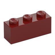 Brick 1 × 3 Dark Red