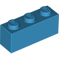 Stein 1 × 3 Dunkelazur