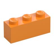 Brick 1 × 3 Medium Orange