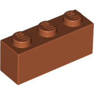 Stein 1 × 3 Dunkelorange